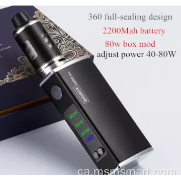 Mods de ploma vape de 80 W nou dipòsit de cigarrets